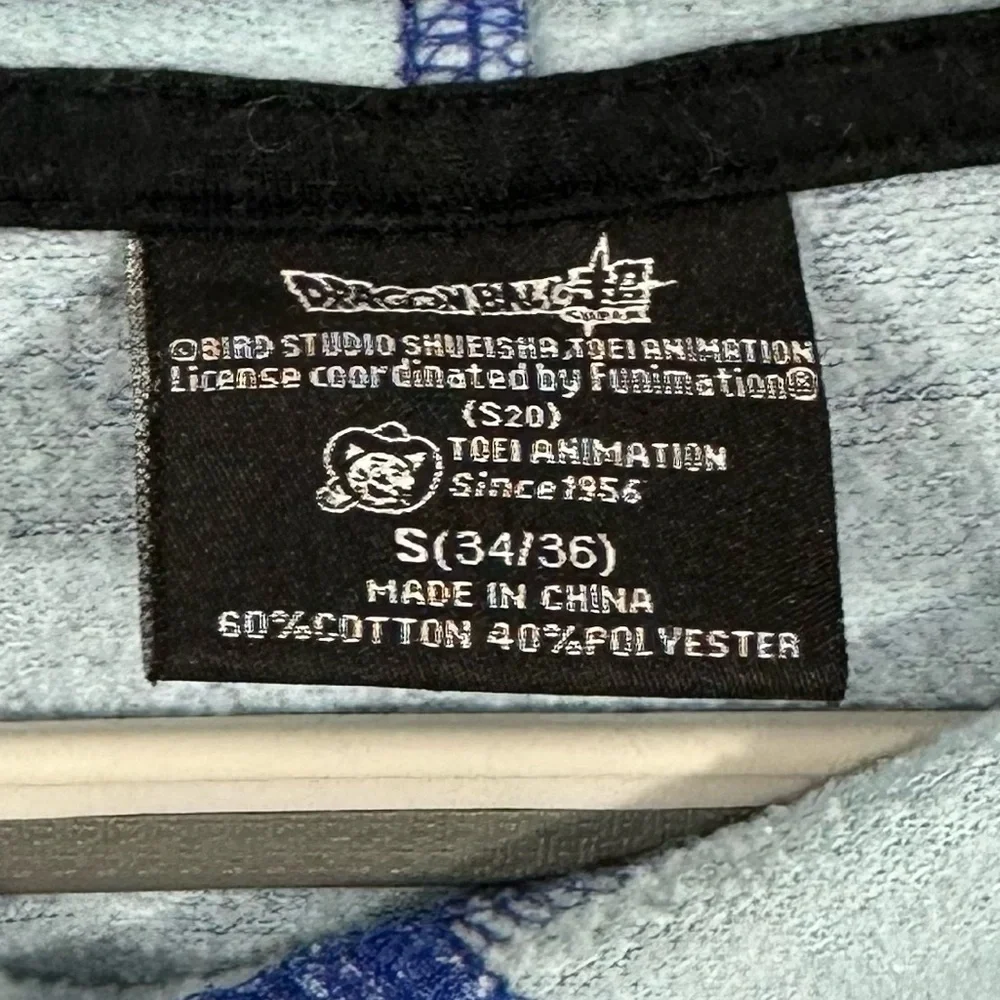 Dragonball Z graphic tie-dye hoodie size small - Picture 4 of 6